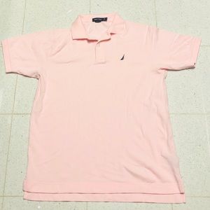 Nautica men light pink polo